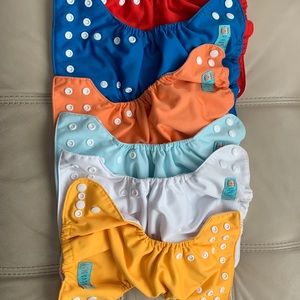 Alva NEWBORN cloth diapers (6 diapers)